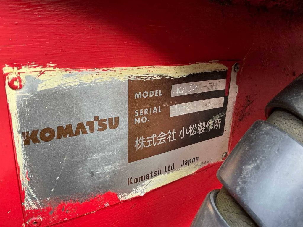 Komatsu WA320 3H Diesel Wheel Loader 1996