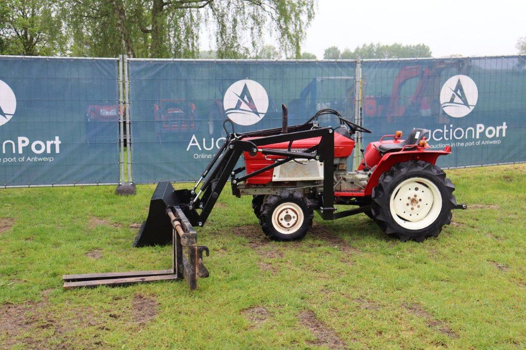 Yanmar YM1602D Diesel Mini Tractor with Front Loader and Fork Head