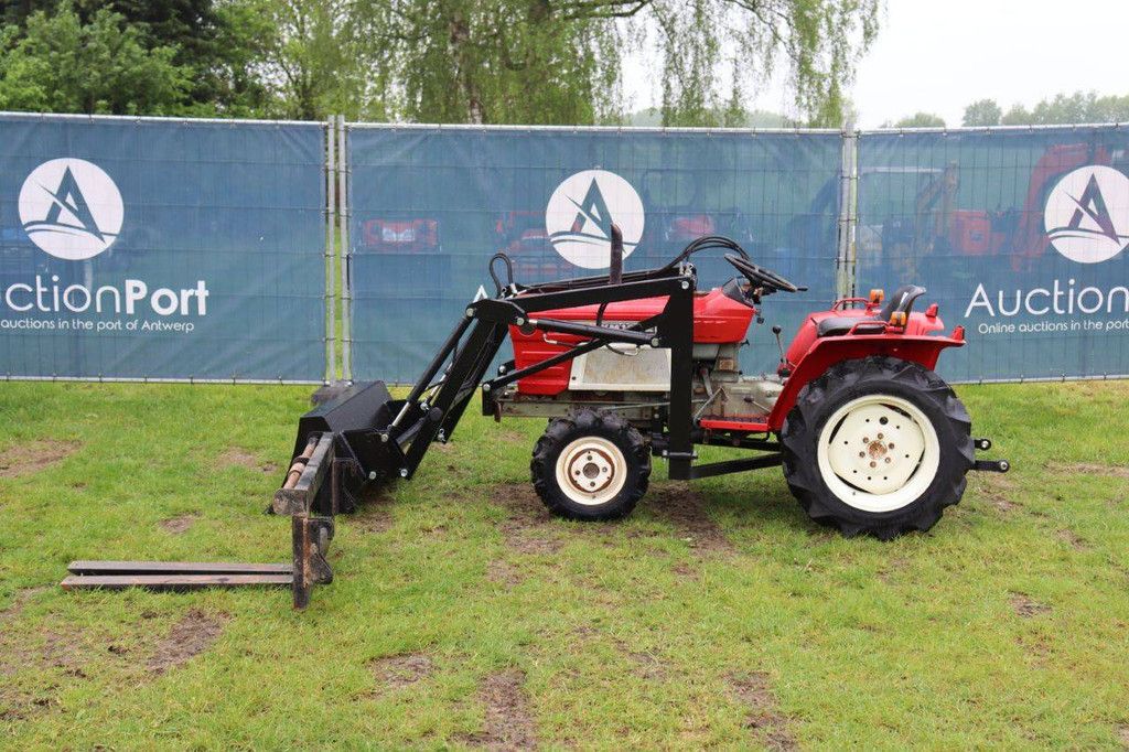 Yanmar YM1602D Diesel Mini Tractor with Front Loader and Fork Head