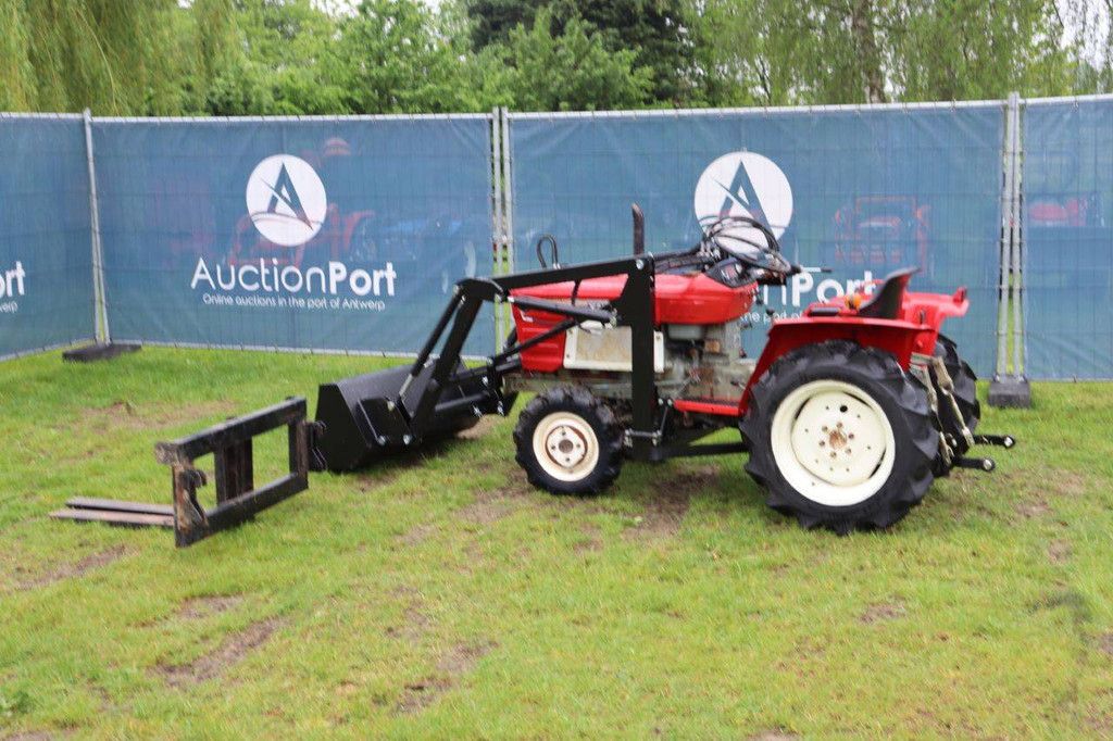 Yanmar YM1602D Diesel Mini Tractor with Front Loader and Fork Head