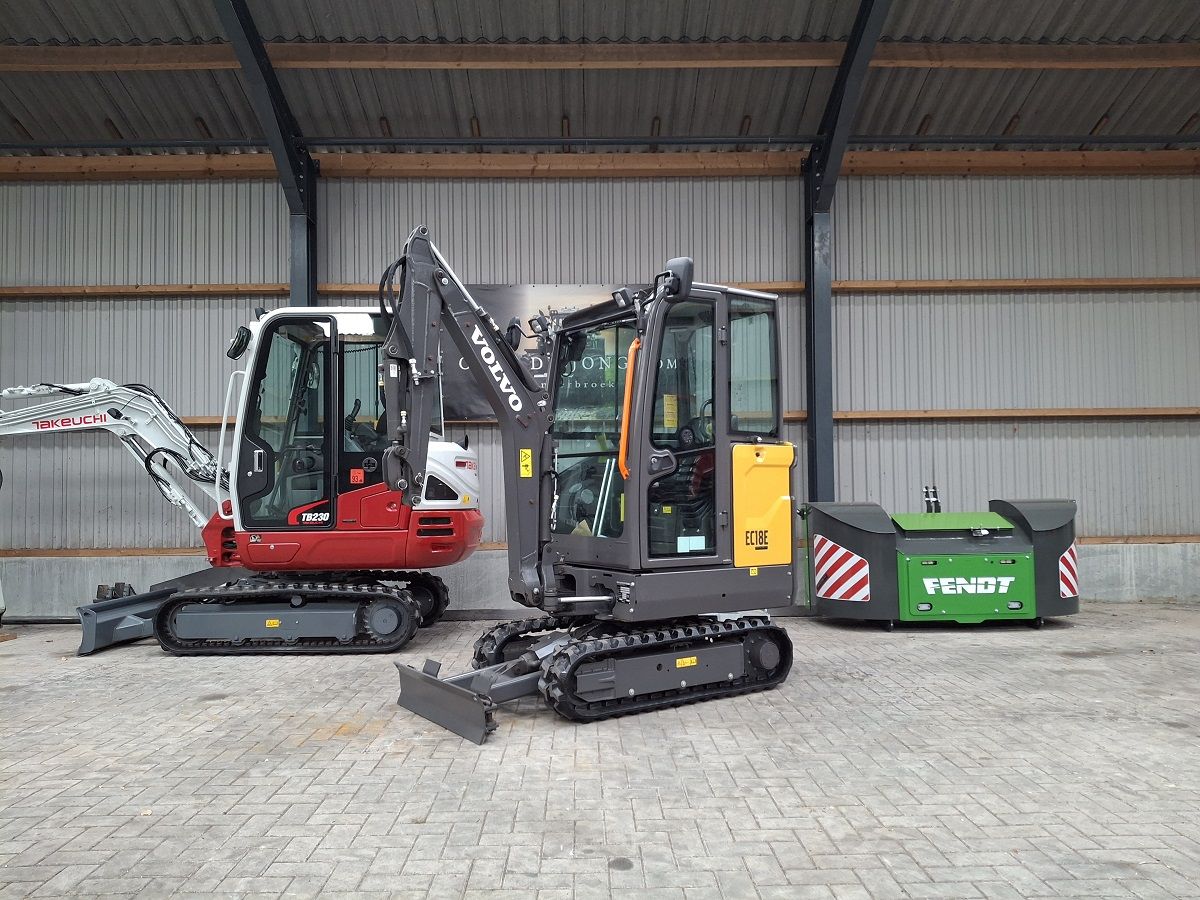 Volvo EC18E, minigraver, minikraan, BJ2025, Nieuw!