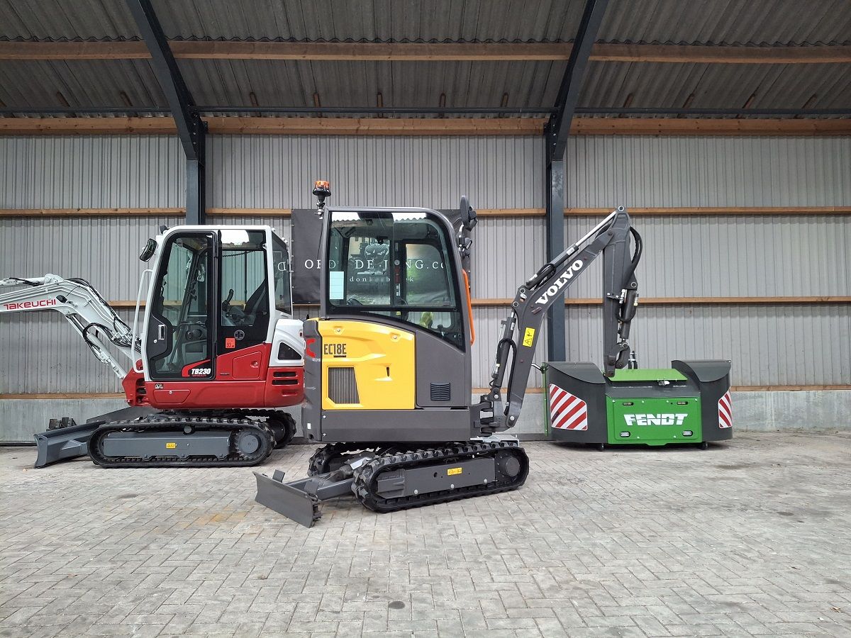 Volvo EC18E, minigraver, minikraan, BJ2025, Nieuw!