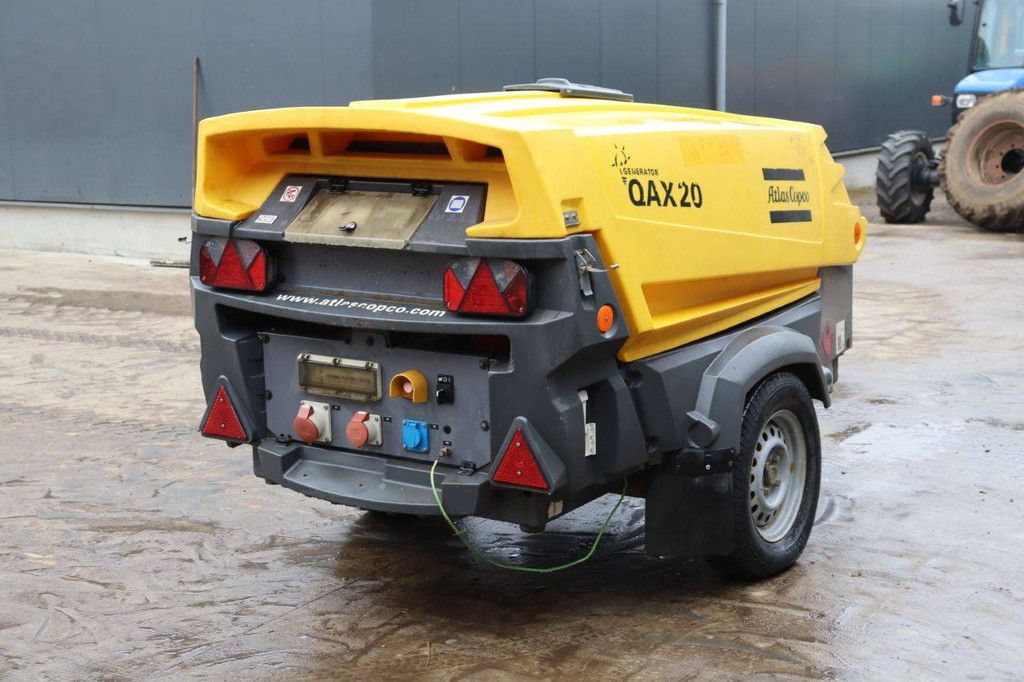 Trailed Compressor Atlas Copco QAX 20 Diesel 16kW 2014