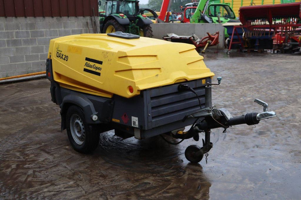 Trailed Compressor Atlas Copco QAX 20 Diesel 16kW 2014