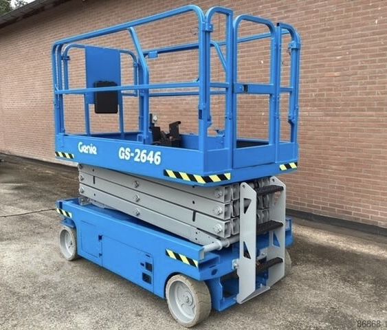 Genie GS 2646 elektrische schaarhoogwerker 10m werkhoogte