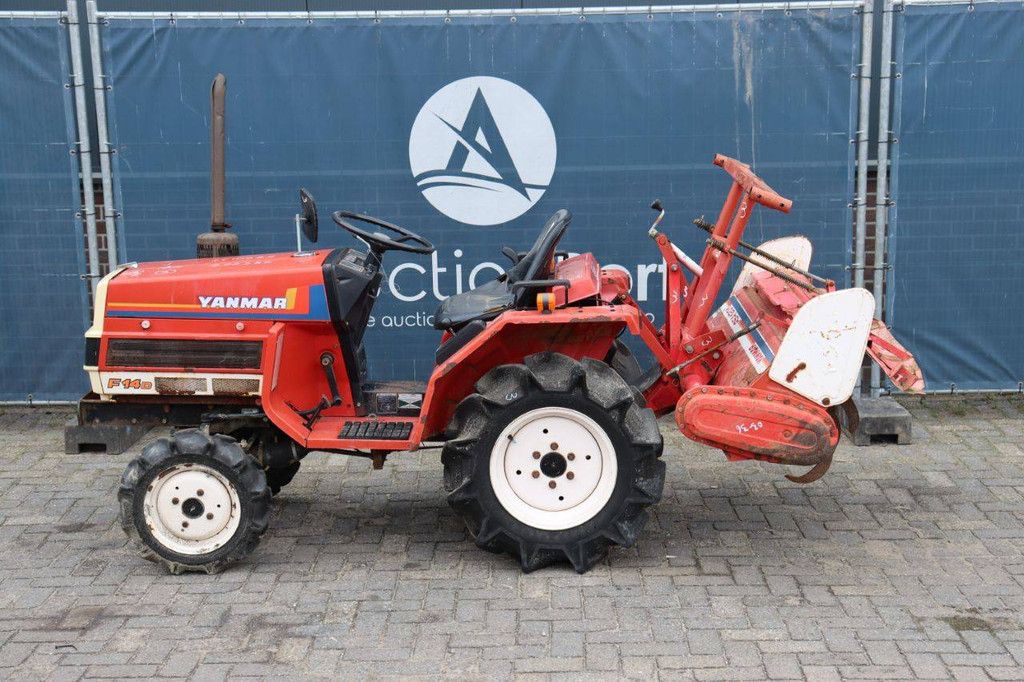 Mini tractor Yanmar F14D Diesel with cultivator