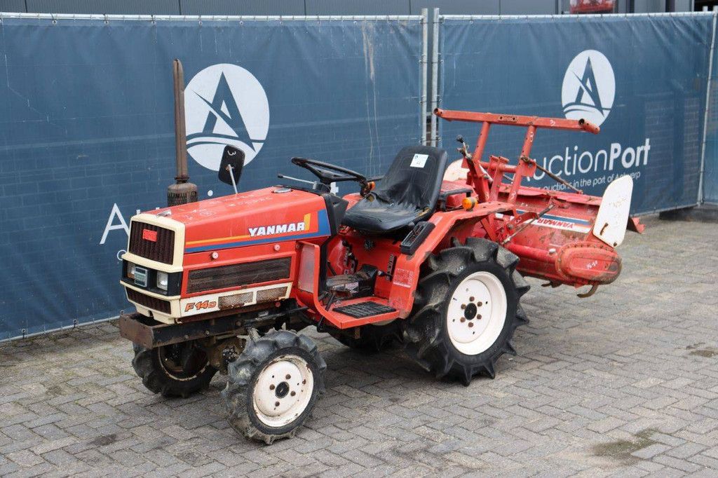 Mini tractor Yanmar F14D Diesel with cultivator