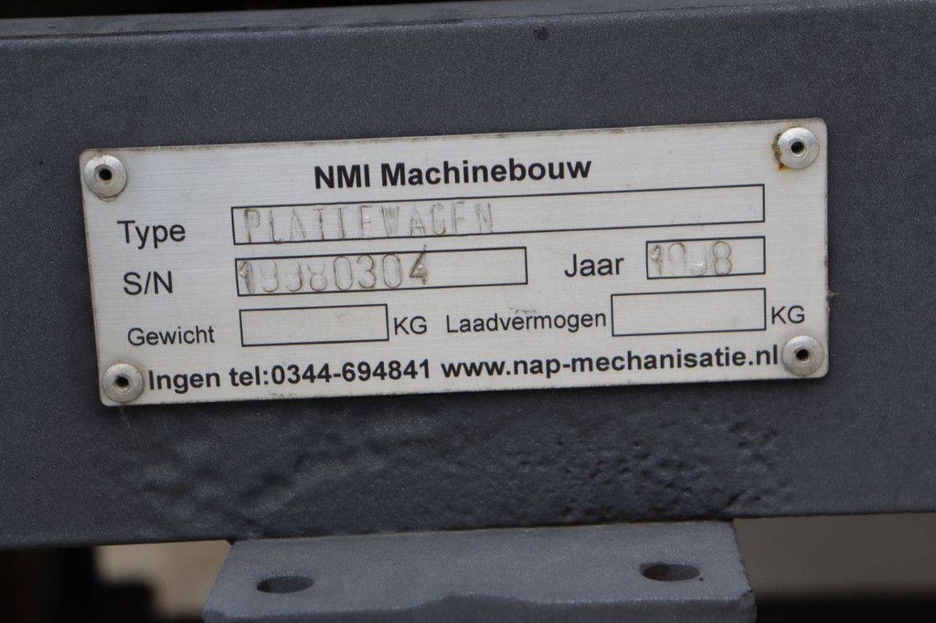 Platte Aanhanger 1998