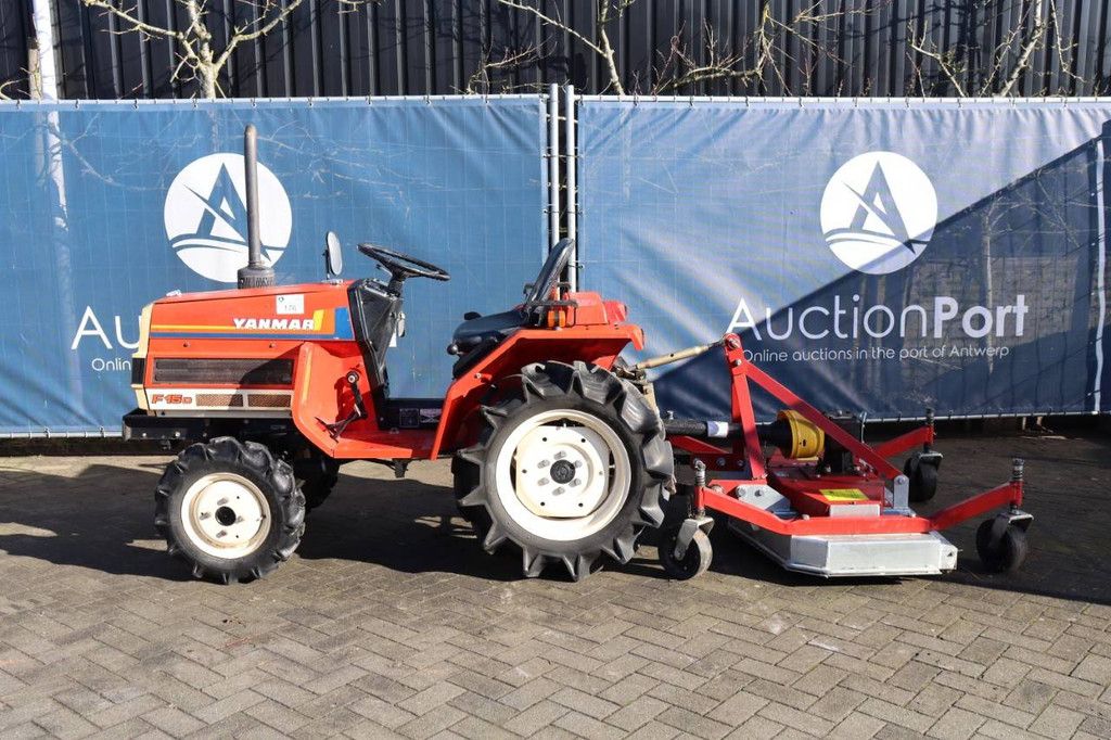 Minitractor Yanmar F15D Diesel 15pk met maaier