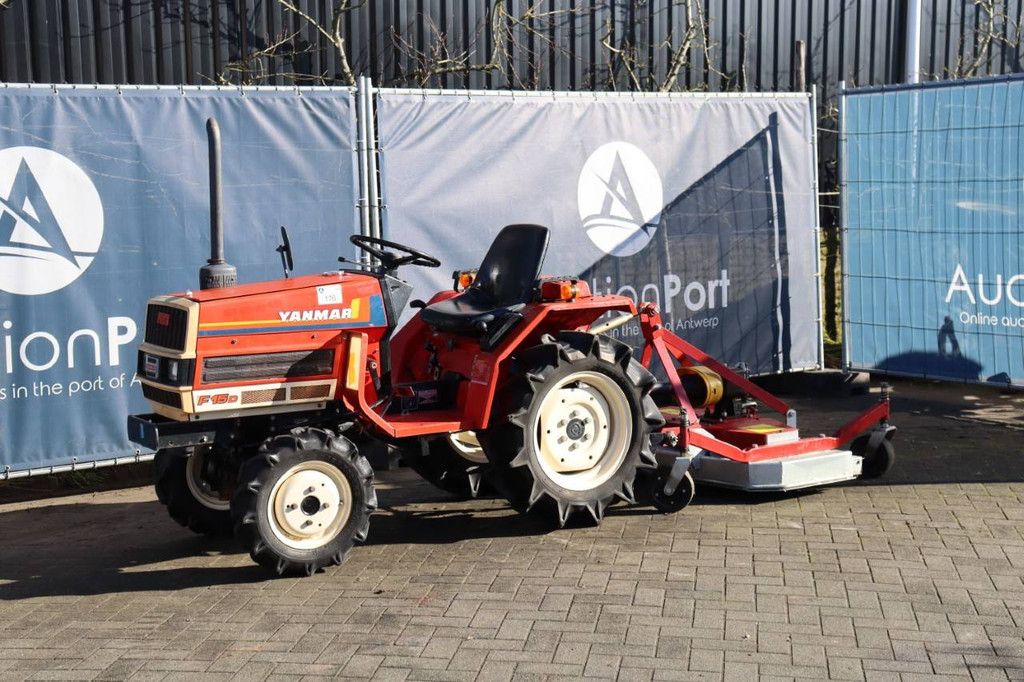 Minitractor Yanmar F15D Diesel 15pk met maaier