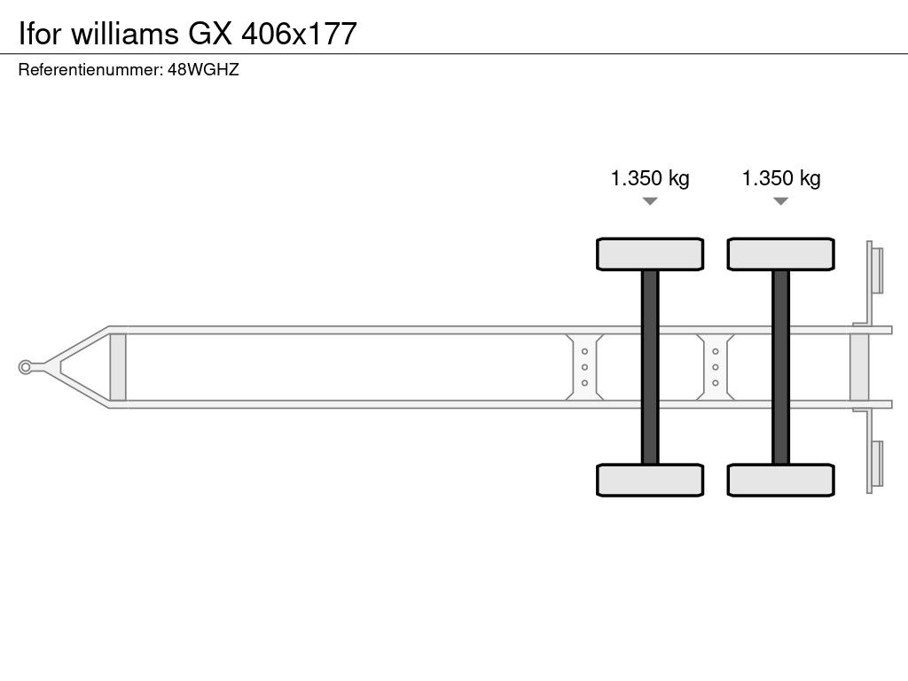 Ifor williams GX 406x177