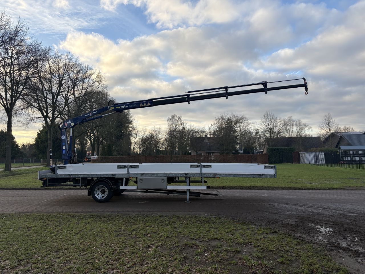 Be oplegger NEFRA 7 TON met Amco Veba kraan