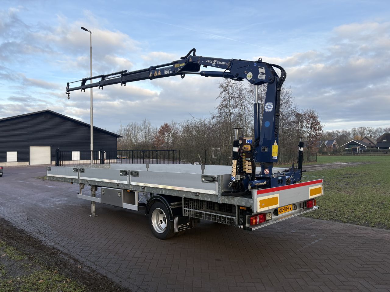 Be oplegger NEFRA 7 TON met Amco Veba kraan