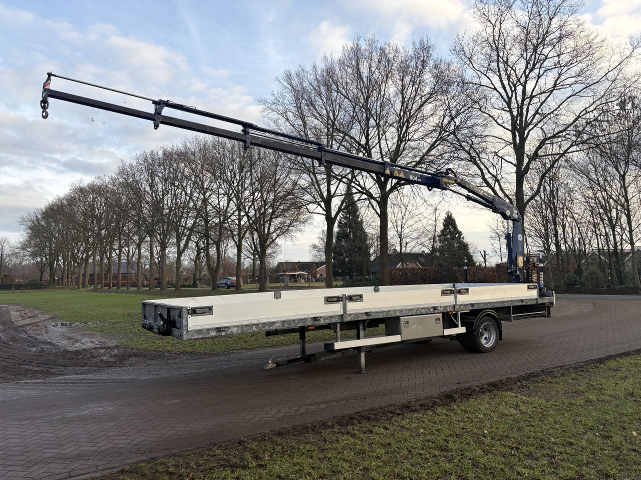 Be oplegger NEFRA 7 TON met Amco Veba kraan