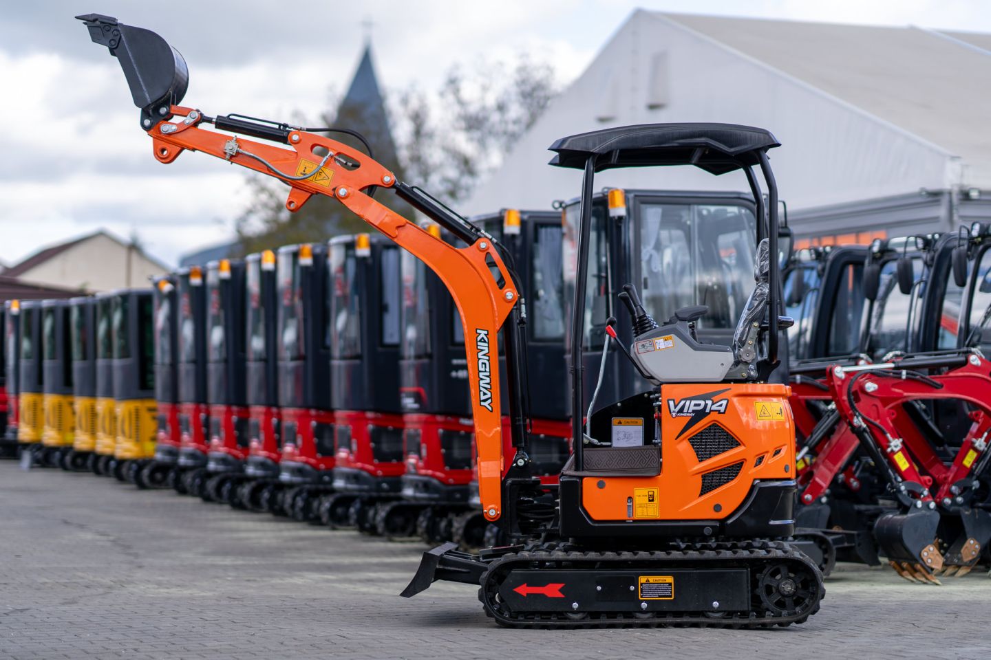 Kingway graafmachine minigraver minigraafmachine VIP14 1400KG