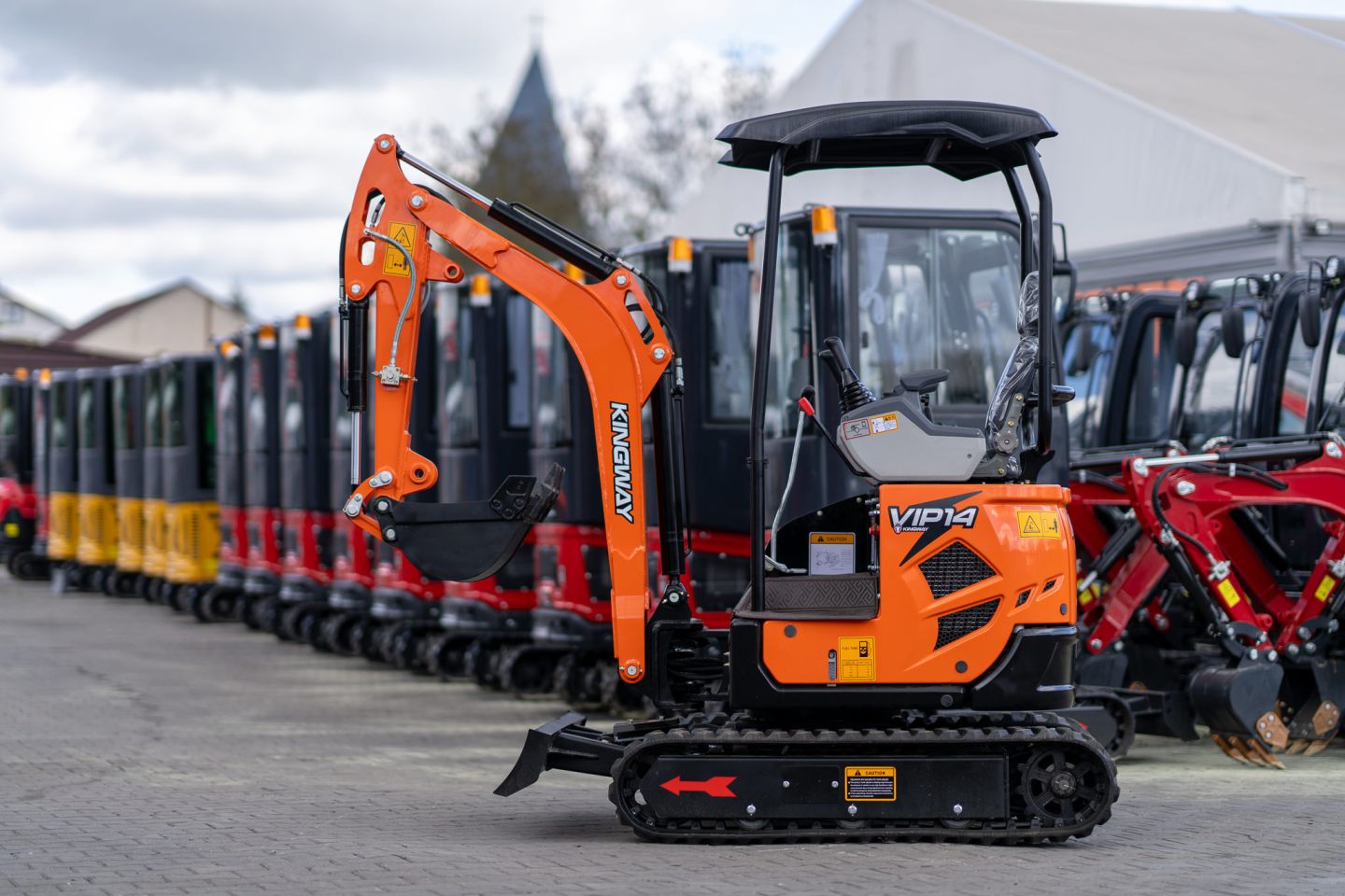 Kingway graafmachine minigraver minigraafmachine VIP14 1400KG
