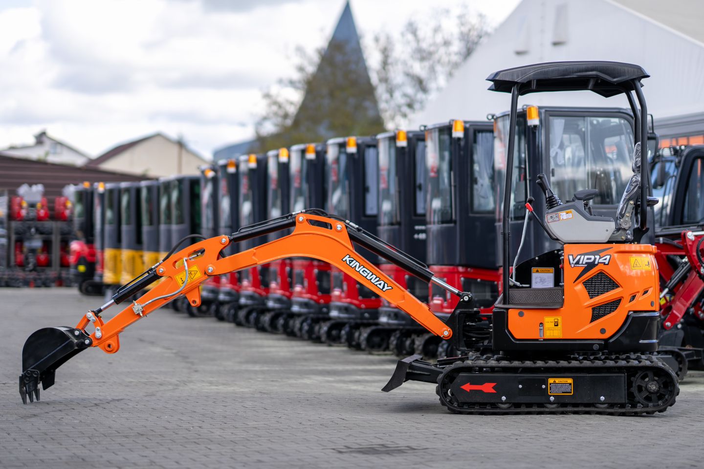 Kingway graafmachine minigraver minigraafmachine VIP14 1400KG