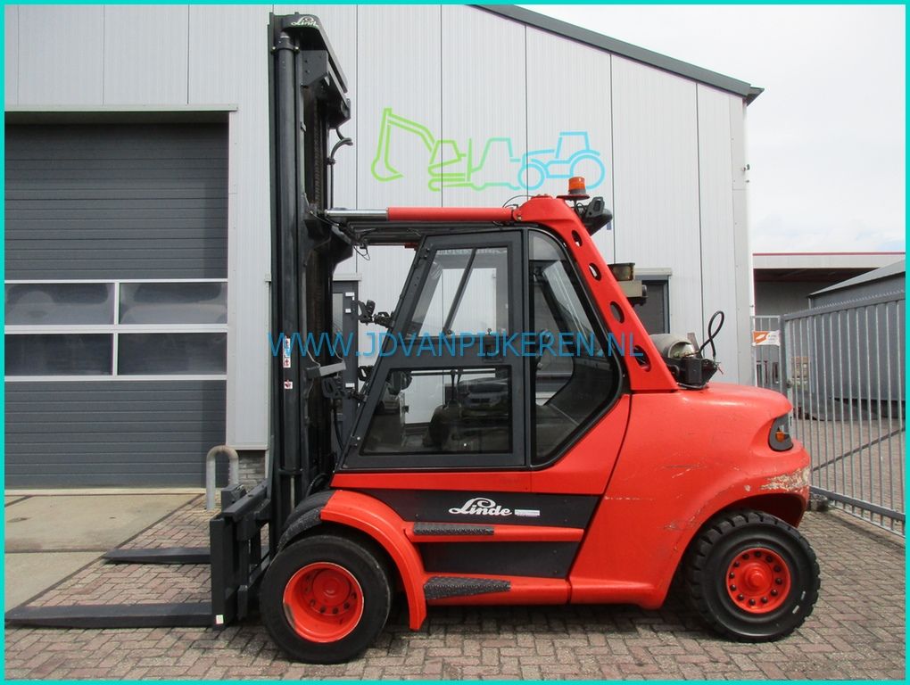 Linde H80T/900-03 2156uur+Perkins+sideshift+4xhydraulic