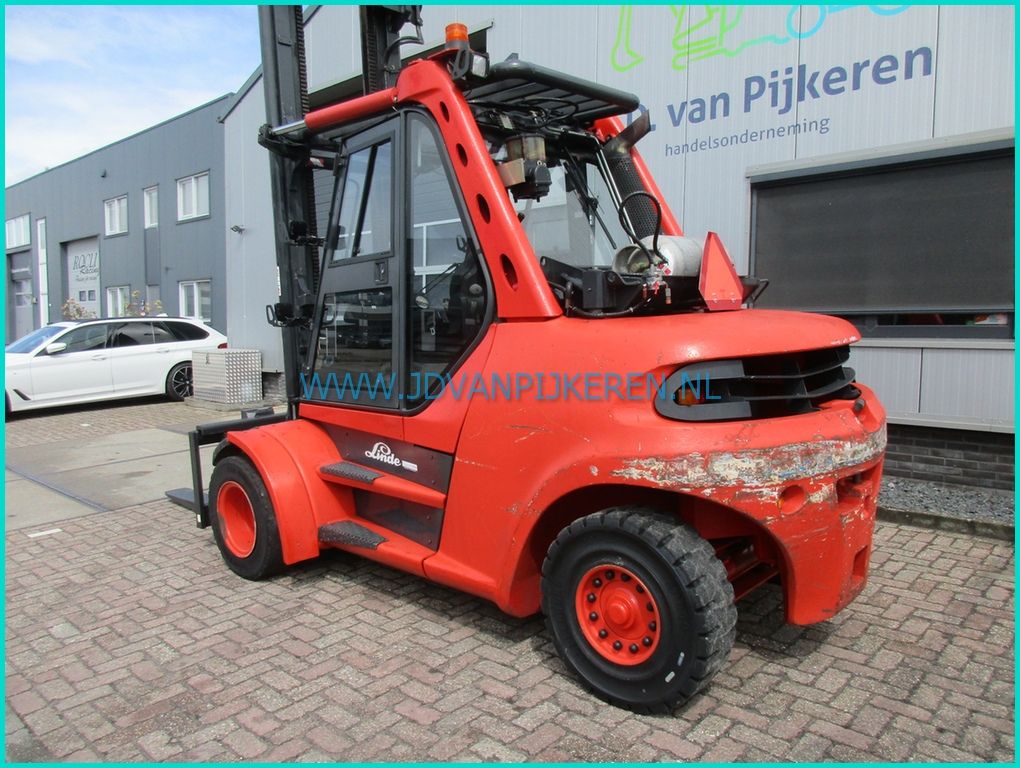 Linde H80T/900-03 2156uur+Perkins+sideshift+4xhydraulic