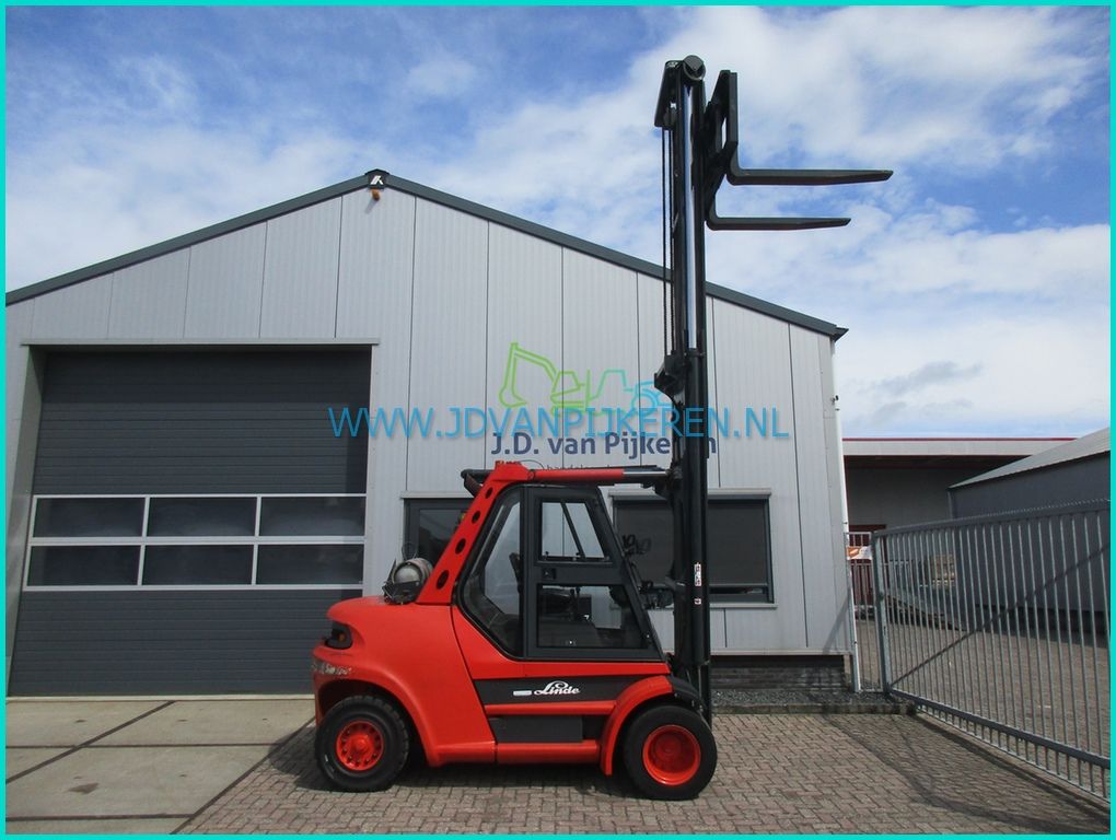 Linde H80T/900-03 2156uur+Perkins+sideshift+4xhydraulic