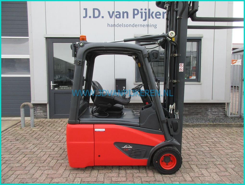Linde E18-02 5355uur+triplex6.47m+sideshift+accu70%
