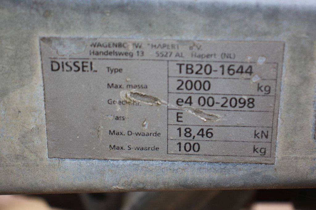 Gedeckter Anhänger Harpert AL 2010