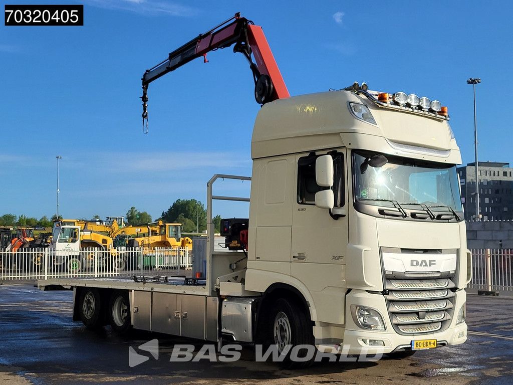 DAF XF XF 530 6X2 NL-Truck APK HMF 1120 K- RC Kran Crane Full Air Lift-Axle Automatic Euro 6