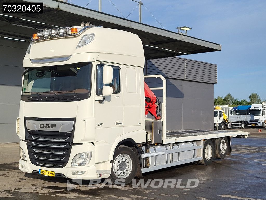 DAF XF XF 530 6X2 NL-Truck APK HMF 1120 K- RC Kran Crane Full Air Lift-Axle Automatic Euro 6