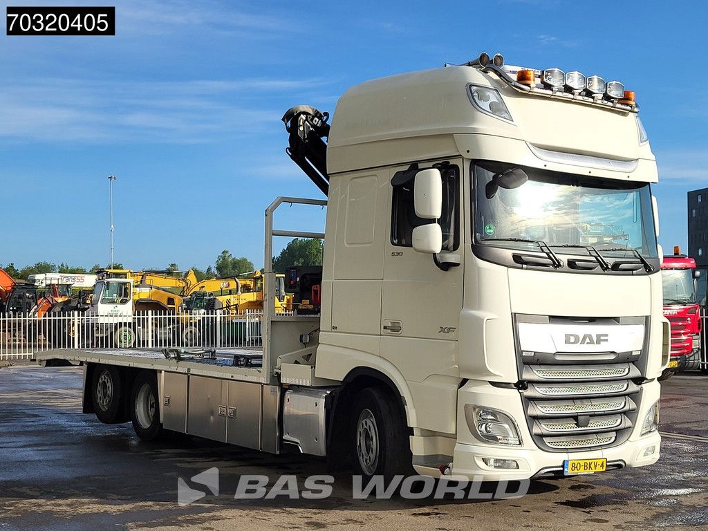 DAF XF XF 530 6X2 NL-Truck APK HMF 1120 K- RC Kran Crane Full Air Lift-Axle Automatic Euro 6