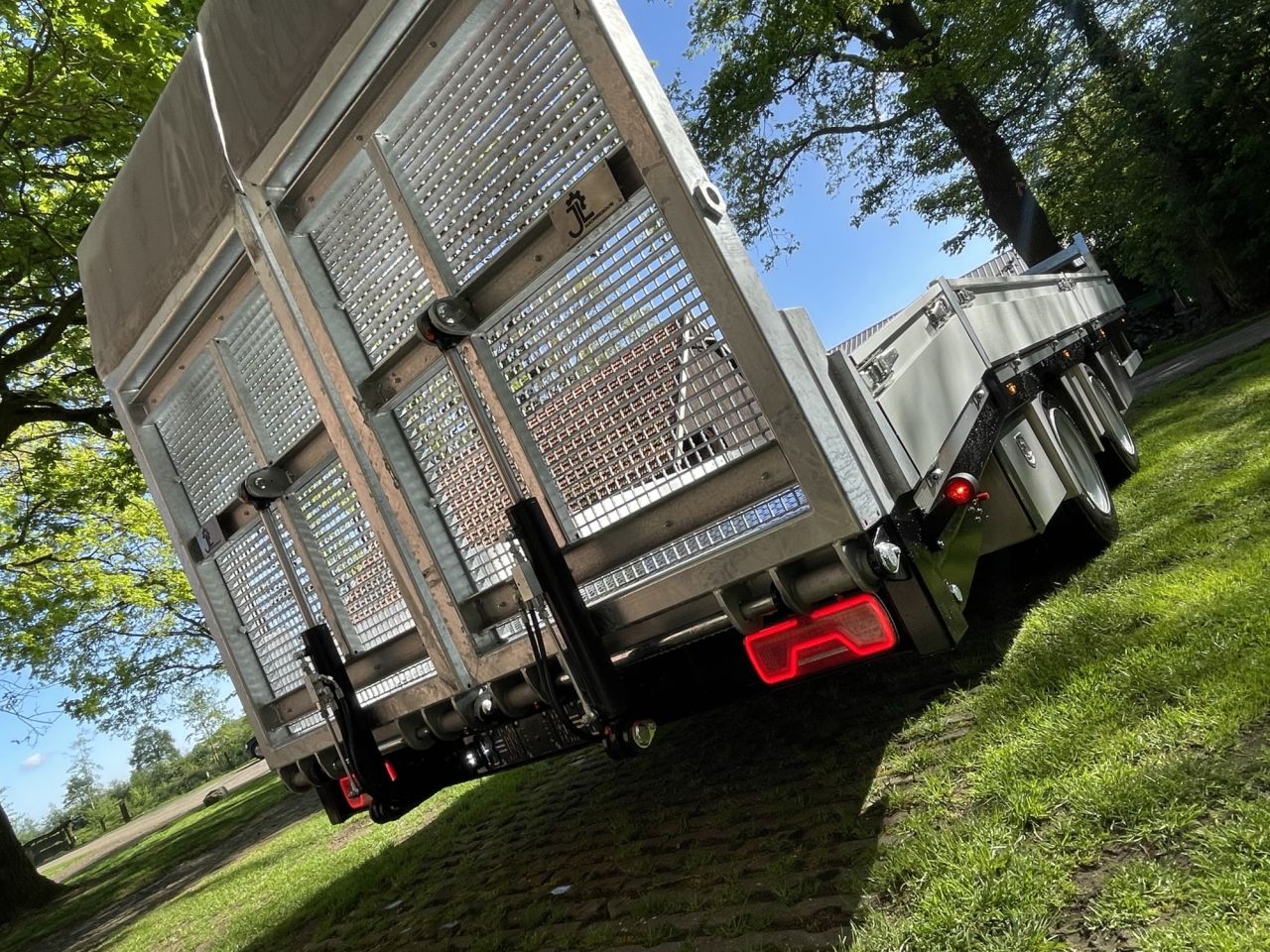Dieplader oprijwagen
