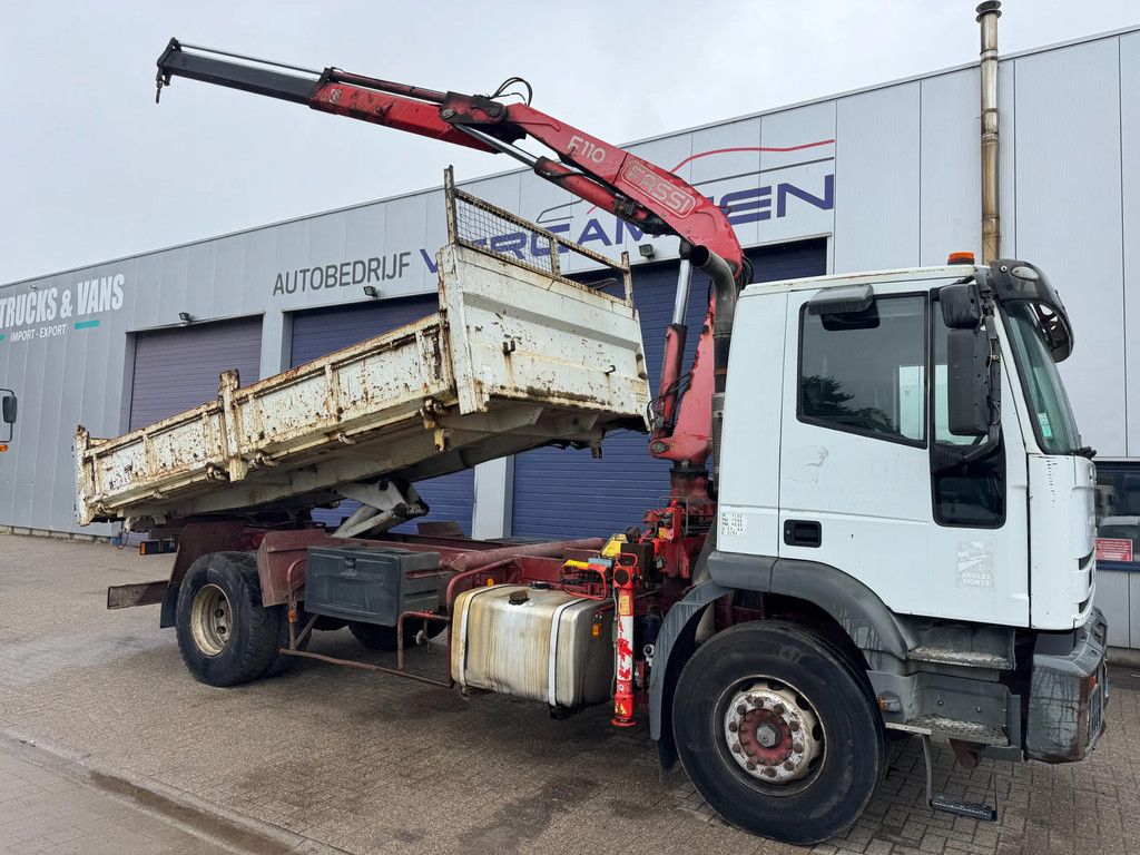Iveco Eurotech **190E27-TIPPER + FASSI F110A.21**