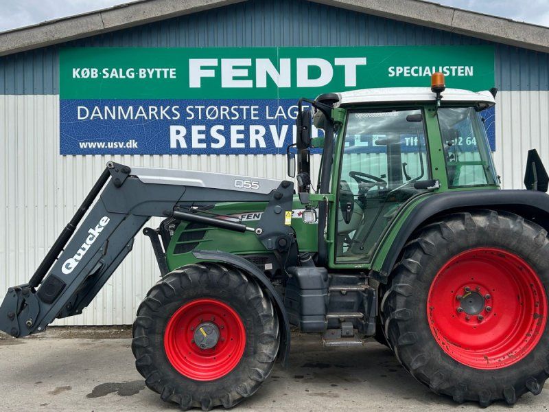 Fendt 312 Vario TMS Med Ålø Q55 Frontlæsser