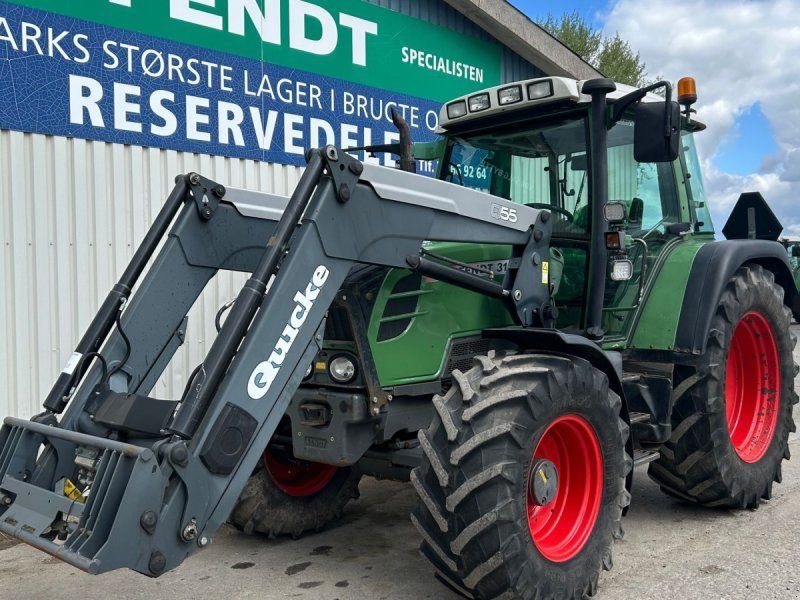 Fendt 312 Vario TMS Med Ålø Q55 Frontlæsser