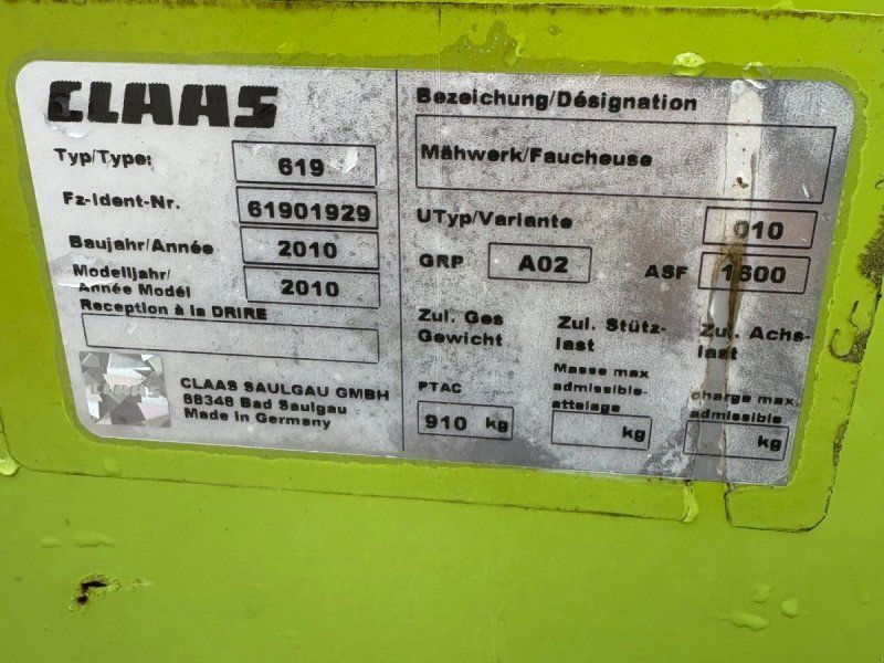 Claas Disco 3500 Contour
