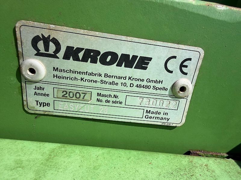 Krone Easy Cut 28