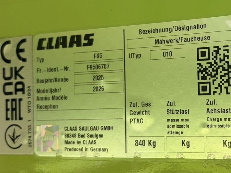 Claas Disco 3200 F Profil