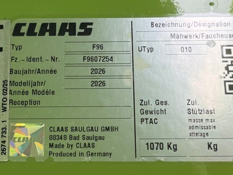 Claas Disco 3200 FC Profil