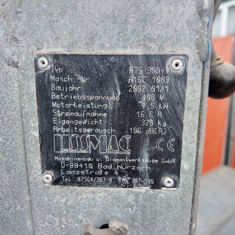 Lissmac tegelzaagmachine metselwerkzaag