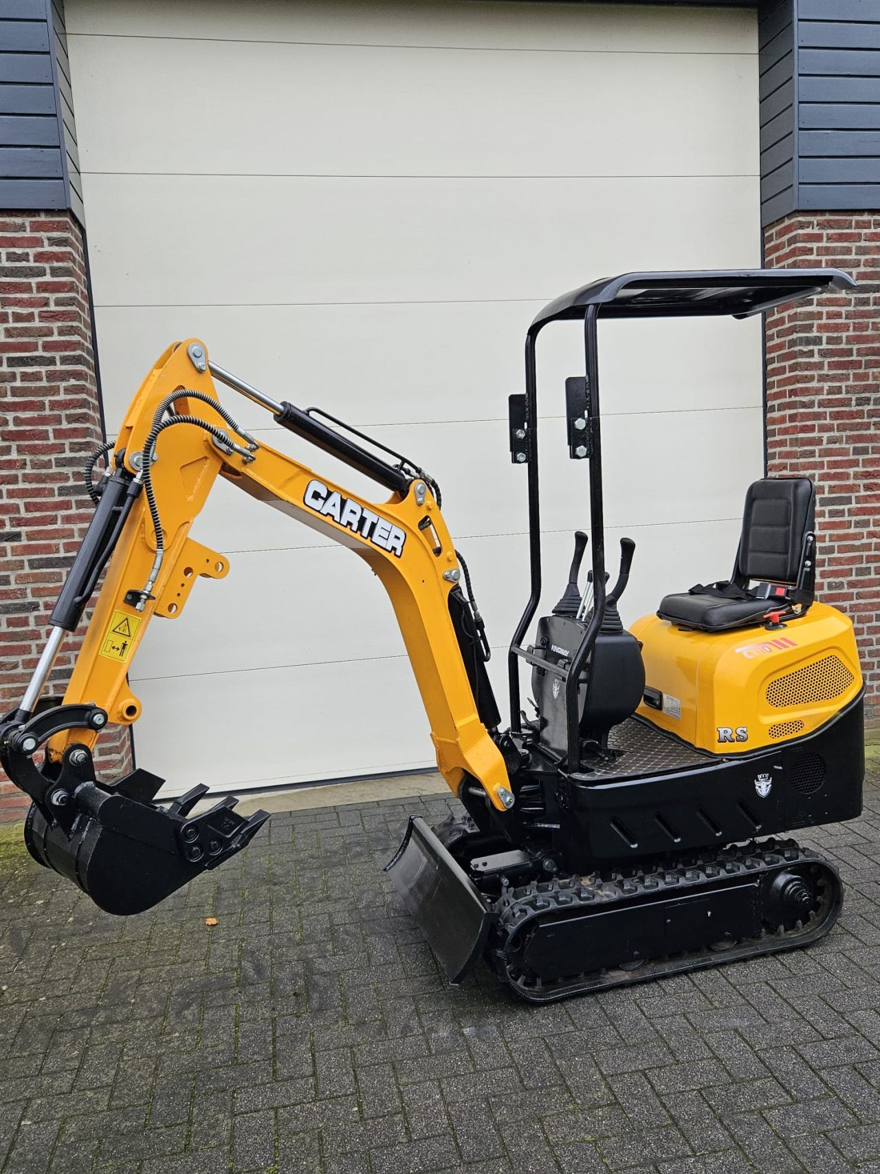 Minigraafmachine Kingway CARTER 3 bakken 3j GARANTIE 84cm breed