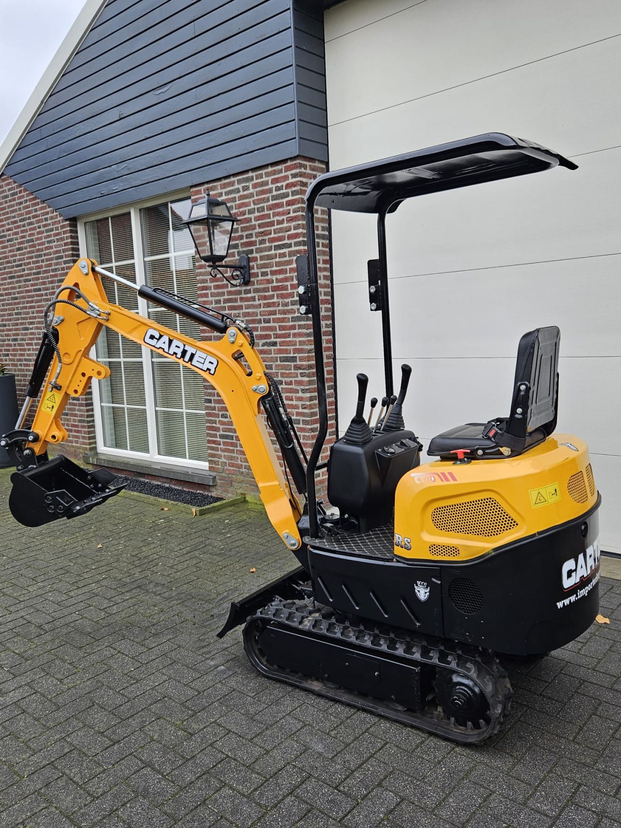 Minigraafmachine Kingway CARTER 3 bakken 3j GARANTIE 84cm breed