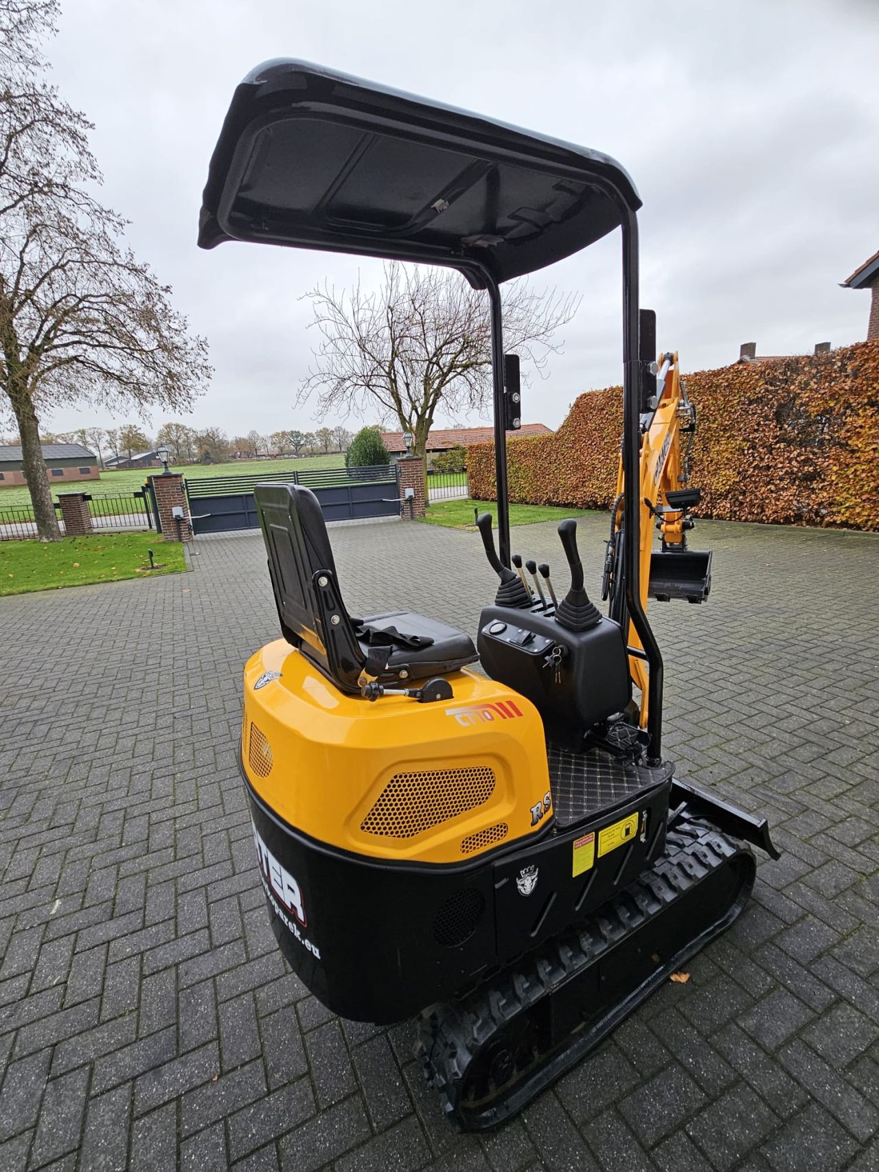 Minigraafmachine Kingway CARTER 3 bakken 3j GARANTIE 84cm breed