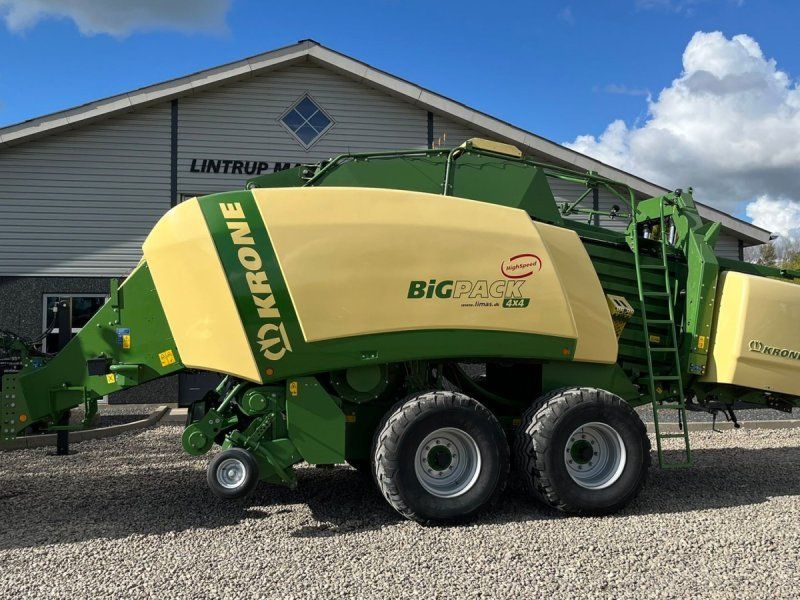 Krone Big Pack 4X4 High Speed boogie montering med styrbar aksel og br