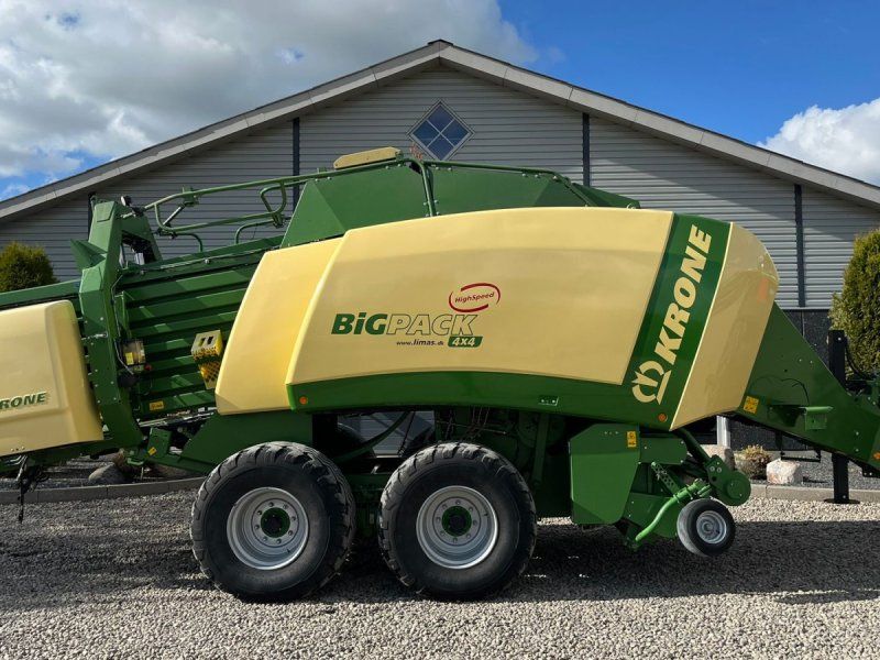 Krone Big Pack 4X4 High Speed boogie montering med styrbar aksel og br