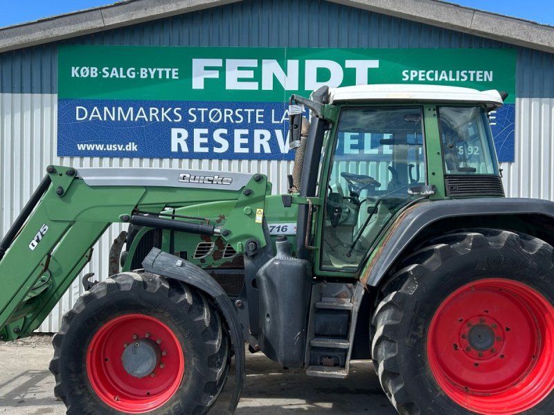 Fendt 716 VARIO TMS  Med Ålø Frontlæsser Q75