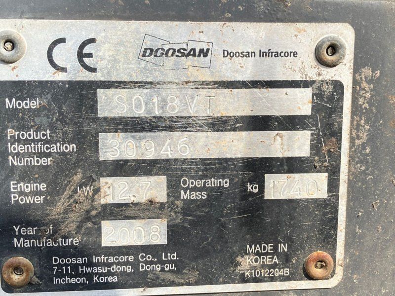 Doosan 018VT