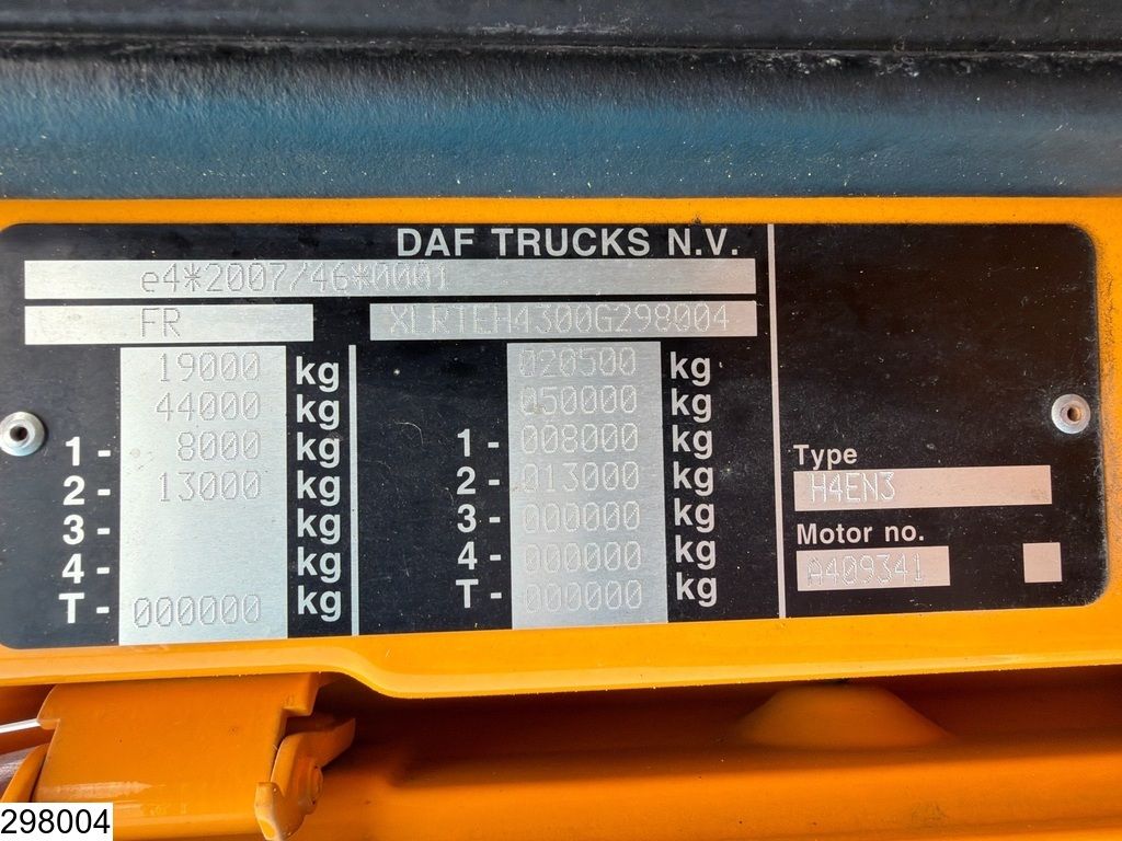 DAF XF 480 EURO 6d, Retarder