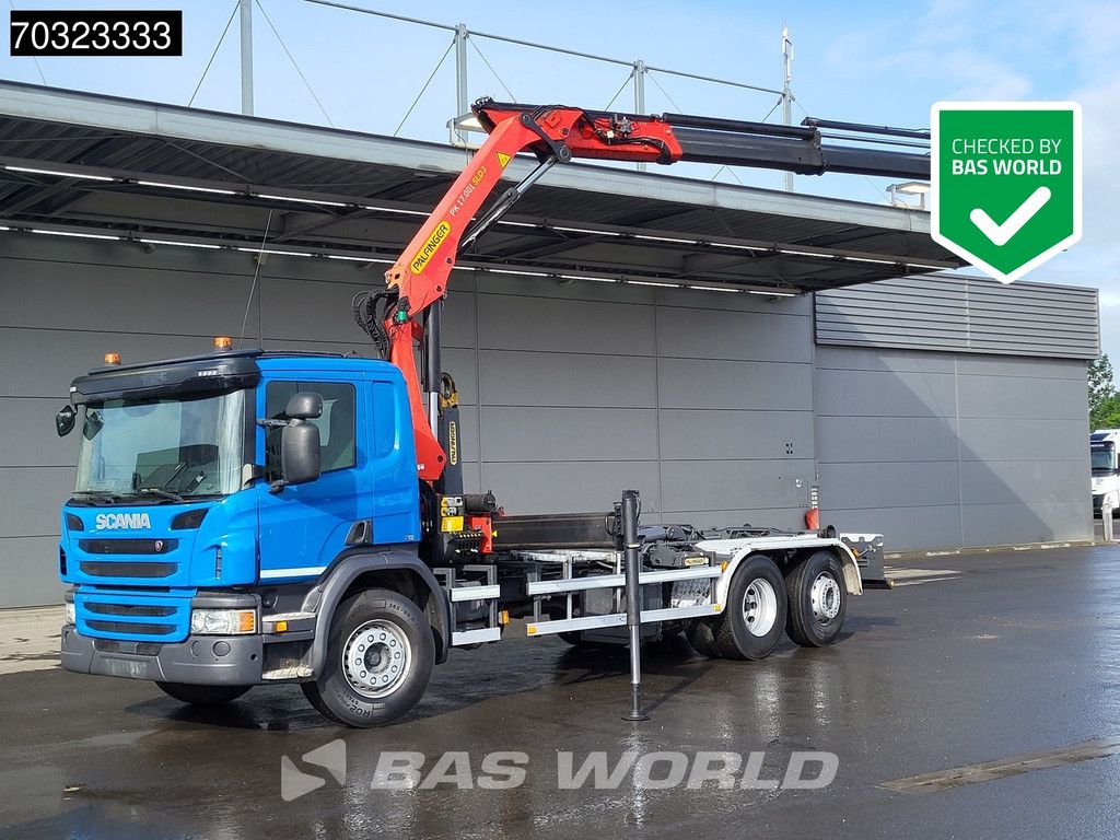 Scania P P360 6X2 PK17.001 SLD Crane Hook Lift+Steering Axle Euro 6