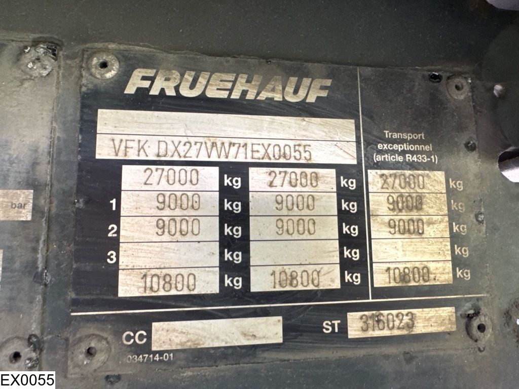 Fruehauf gesloten bak MBB 2000K