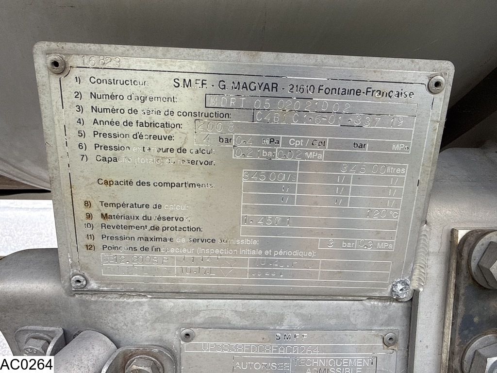 Magyar Chemie 34.500 Liter, 1 Comp