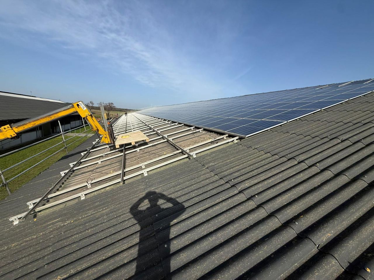 Solarmodule oder komplette Anlage übrig?